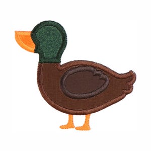 Mallard Duck Patch - Animal Patch - Iron on patch - Sew on patch - Applique patch