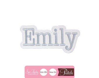 Personalized name patch in colors and size of your choice