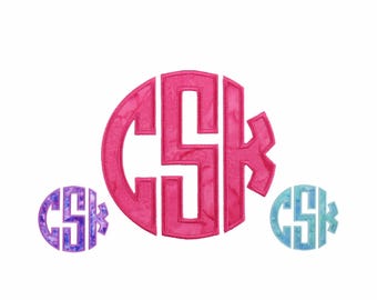 Watercolor Circle Monogram Patch - Custom Patch - Personalized Patch - Bag Patch - Jacket Patch - Hat Patch