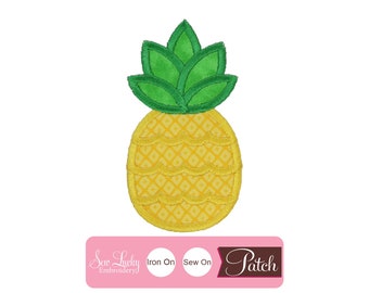 Pineapple Patch - Food Patch - Iron on patch - Sew on patch - Applique patch