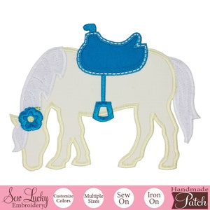 Horse Patch - Animal Patch - Western Patch - Iron on patch - Sew on patch - Applique patch