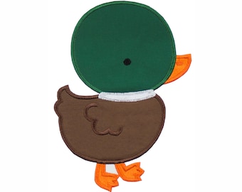 Baby Mallard Duck Patch - Embroidered Animal Applique