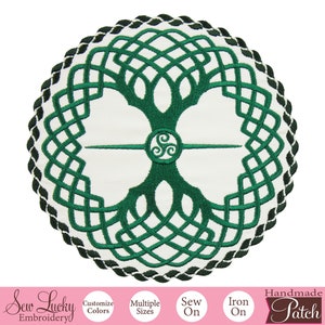 Celtic Tree of Life Patch - Iron on patch - Sew on patch - Applique patch - Embroidered patch