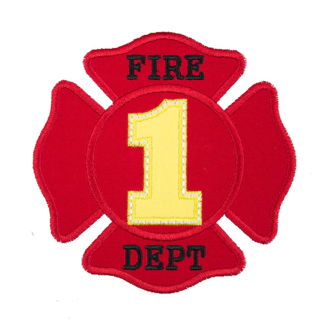 Fire Department Number Patch Iron on Patch Sew on Patch Etsy