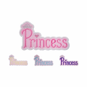 Princess Embroidered Patch – Iron On or Sew On Applique