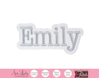 Personalized name patch in colors and size of your choice