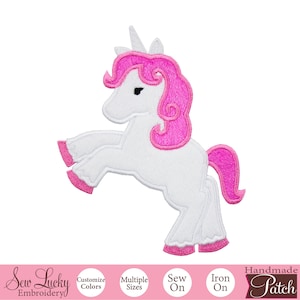 Unicorn Patch - Animal patch - Iron on patch - Sew on patch - Applique patch