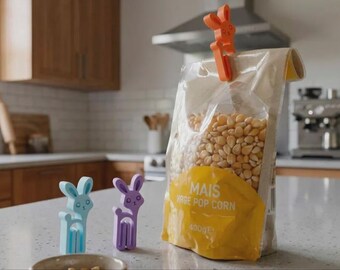 Bunny Bag Sealer | 3D Printed Reusable Snack & Chip Clips