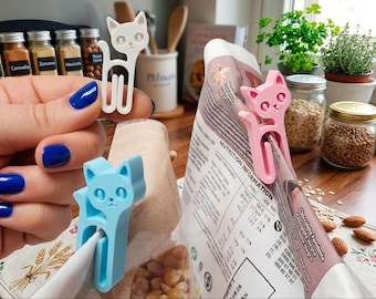Cat Bag Sealer | 3D Printed Reusable Snack & Chip Clips