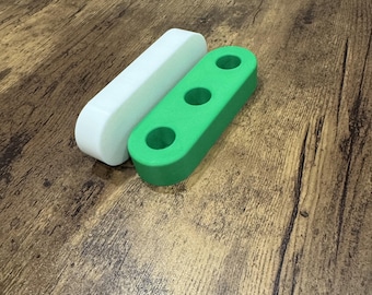 3 Tube Propagation Rail — Propagation Station — Fits 16/17/25mm Tubes — Desktop Plant Cutting Rooting Holder — 3D Printed PLA —  Stand Only