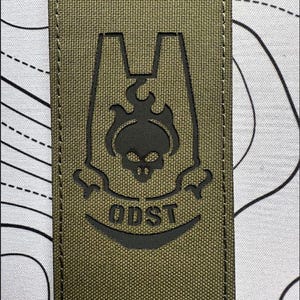 Halo ODST rectangular patch Green