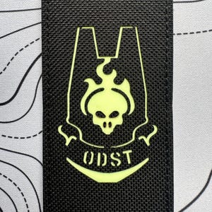 Halo ODST rectangular patch Black