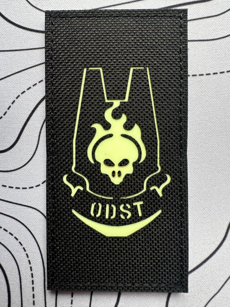 Halo ODST rectangular patch Black