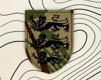 England 3 lions patch (Rhodesian bush stroke)