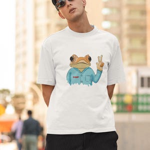 Bad Bunny Maglietta Donna Nera Con Stampa Psichedelica – Taglia M, Manica Corta, Cotone, Look Urban E Casual