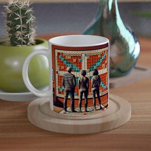 Kubek Puzzle Euskadi Ikurriña | Katilua Kawa Herbata Baskijska | Baskijski prezent tożsamości Euskaldun | Ceramiczny kubek z Kraju Basków | Euskala Opariaka