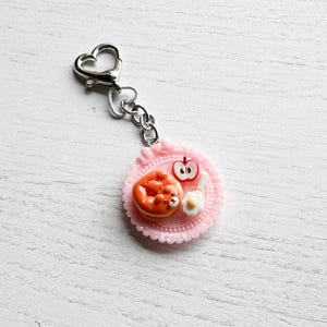 Breakfast Keychain | Bear Keyring | Gift for Foodie