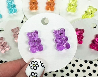 Gummy Earrings~ Gummy Bear~ Earrings