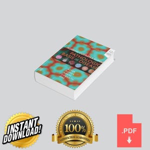 May include: A textbook titled "Robbins Cotran & Kumar Pathologic Basis of Disease" with a teal and orange cover. The book is on a light gray background. The book's title and author names are visible.