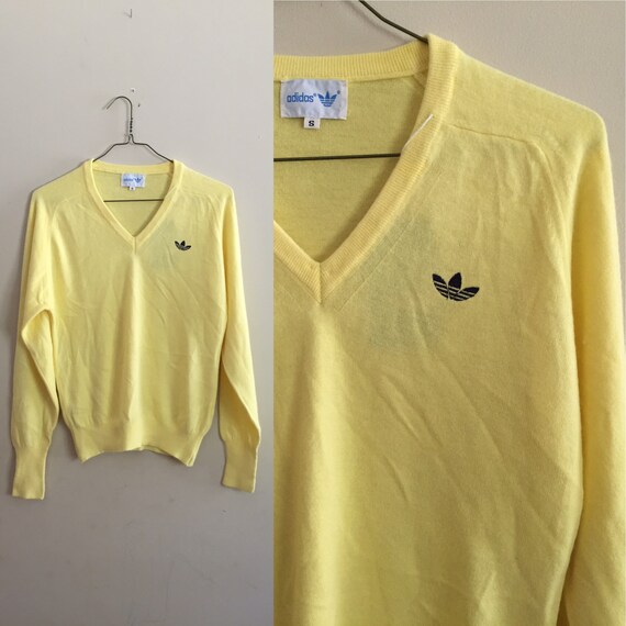 yellow adidas sweater