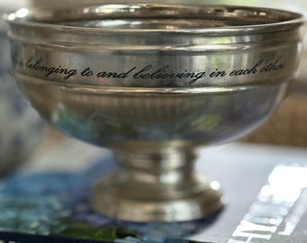 ヴィンテージ ポッタリーバーン シルバープレートボウル