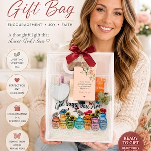 Gift Bag for Christian Women, Sister, Friend, Bible Study Gift, Ladies Group, Daughter, College Student, Faith Encouragement, Spa Self Care bild 1