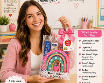 Teacher Mini Gift Bags, Bulk Teacher Gifts, Back to School Gifts, Staff Appreciation, Classroom Welcome, Meet the Teacher First Year Teacher