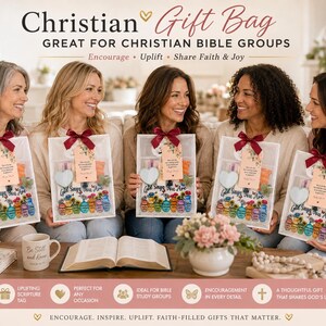 Gift Bag for Christian Women, Sister, Friend, Bible Study Gift, Ladies Group, Daughter, College Student, Faith Encouragement, Spa Self Care bild 2