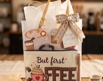 Gift for Coffee Lover Friend Birthday Gift for Coworker Women Coffee Gift Bag Teacher Appreciation Gift for Best Friend Ideas Nurse Gift
