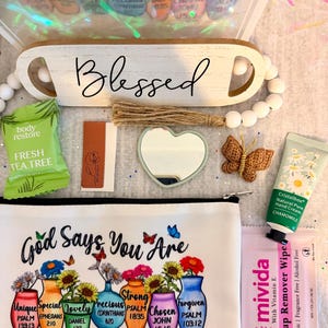 Gift Bag for Christian Women, Sister, Friend, Bible Study Gift, Ladies Group, Daughter, College Student, Faith Encouragement, Spa Self Care bild 12