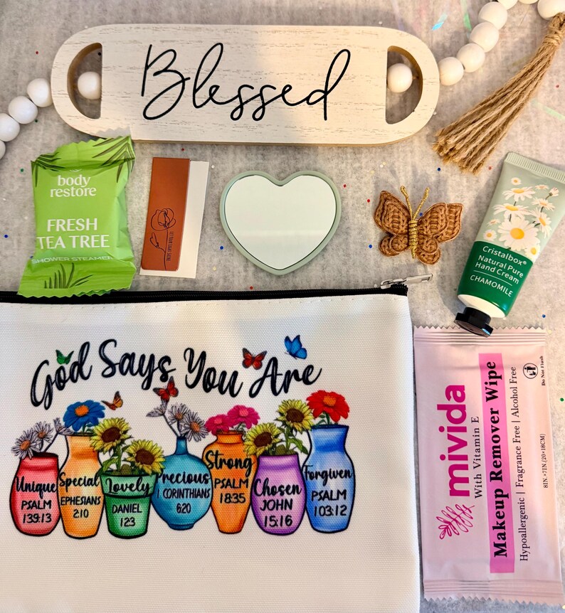 Gift Bag for Christian Women, Sister, Friend, Bible Study Gift, Ladies Group, Daughter, College Student, Faith Encouragement, Spa Self Care bild 14