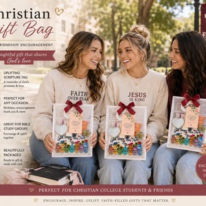 Gift Bag for Christian Women, Sister, Friend, Bible Study Gift, Ladies Group, Daughter, College Student, Faith Encouragement, Spa Self Care bild 5