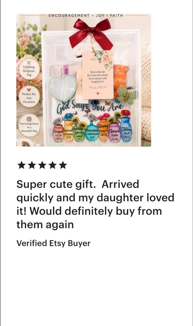 Gift Bag for Christian Women, Sister, Friend, Bible Study Gift, Ladies Group, Daughter, College Student, Faith Encouragement, Spa Self Care bild 6