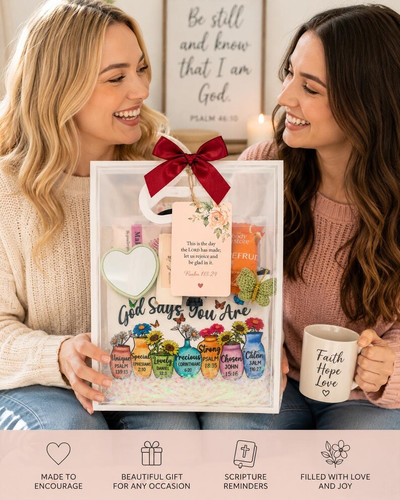 Gift Bag for Christian Women, Sister, Friend, Bible Study Gift, Ladies Group, Daughter, College Student, Faith Encouragement, Spa Self Care bild 8