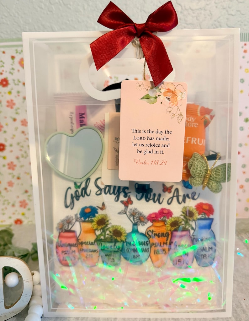 Gift Bag for Christian Women, Sister, Friend, Bible Study Gift, Ladies Group, Daughter, College Student, Faith Encouragement, Spa Self Care bild 11