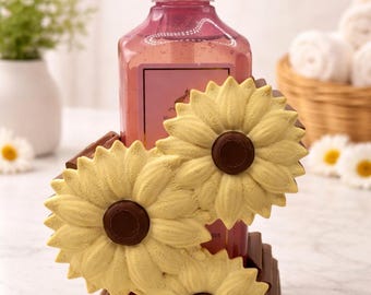 Zonnebloemzeephouder voor Bath & Body Works-flessen | Decor in boerderijstijl