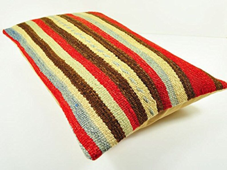 Handwoven Wool Kilim Pillow Cover Etsy