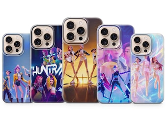 Etui na telefon Huntrix z postacią Kpop, na iPhone'a, Samsunga, Pixel Cover
