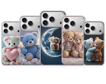 Etui na telefon z misiem, etui Kawaii Bear na iPhone'a, Samsunga, Pixela