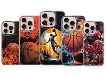 Koszykówka \ Etui na telefon NBA z grafiką prezentową na iPhone'a 17Pro, 16, 15, 14, 13, 12, Samsunga S25, S24, S23, S22, A16, A26, A56, Pixela 10, 9