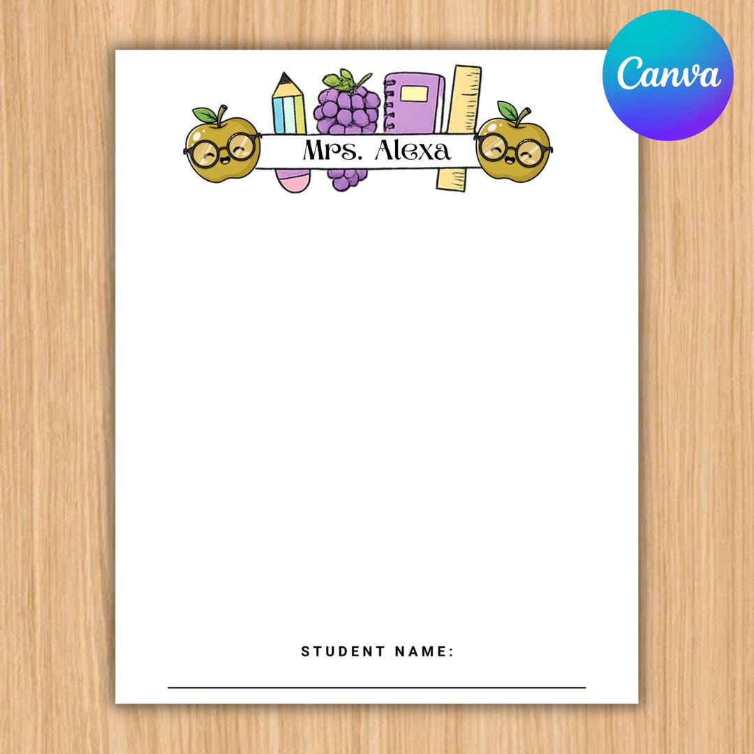 Personalized Teacher Notepad Gift, Custom Teacher Appreciation Gift ...
