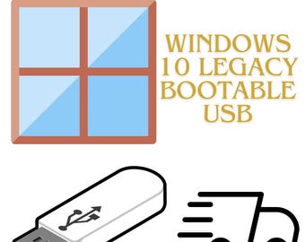 Windows10 22H2 LEGACY Boot-fähig USB 64bit