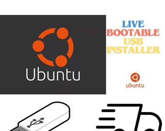UBUNTU LINUX 25.10 Boot-fähige Live / Installation USB-Stick 64-Bit-Linux Ubuntu