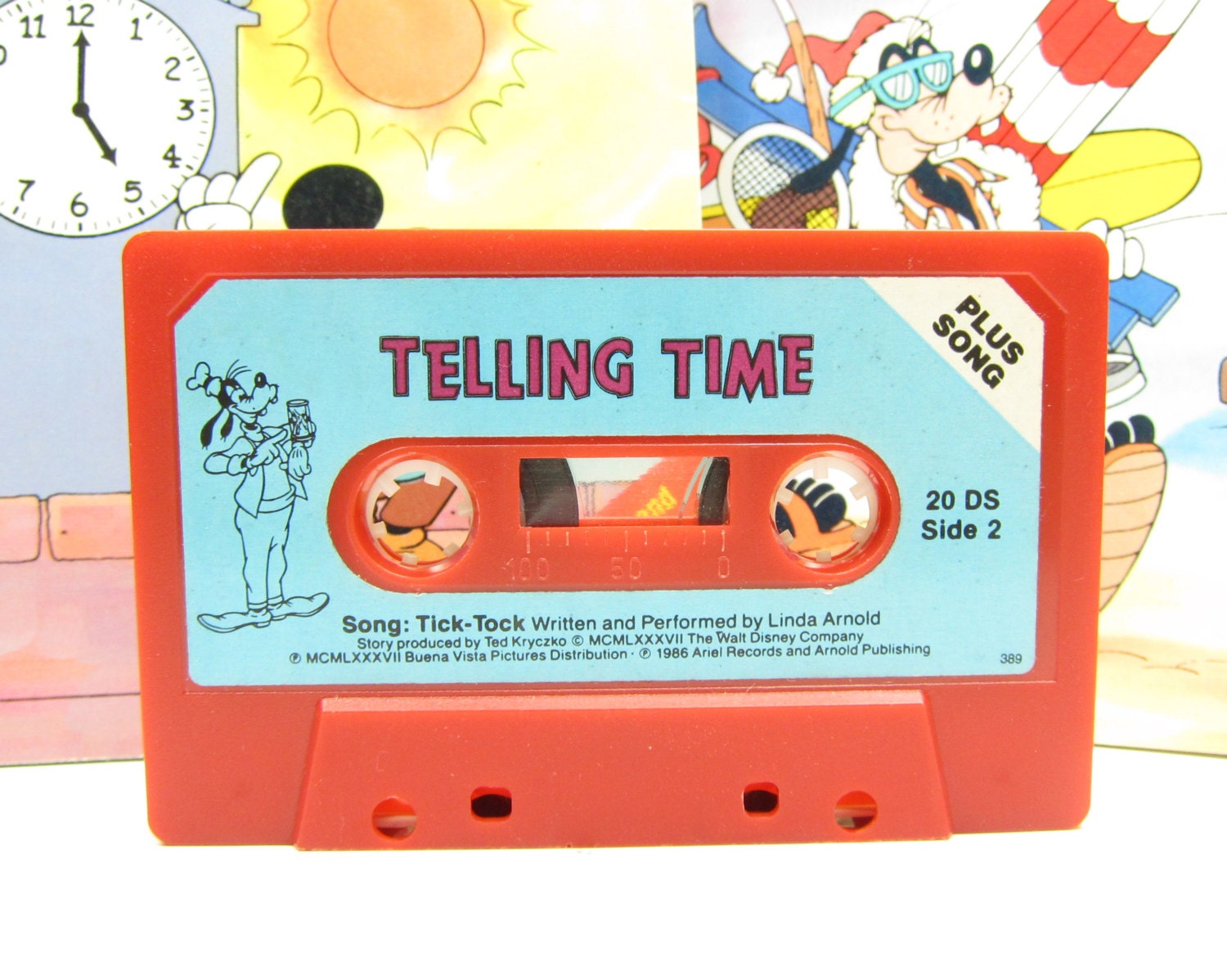Disney Book Cassette Tape Read Along Vintage Children's Etsy