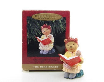 Bearnadette Bearinger Ornament Vintage Hallmark Christmas Decoration - The Bearingers of Victoria Circle