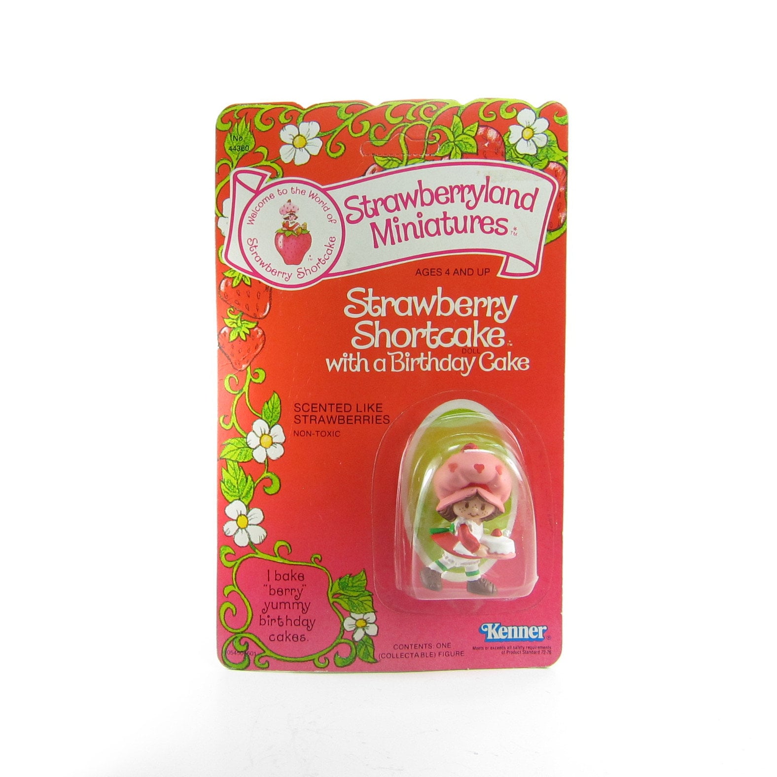 Strawberry Shortcake With a Birthday Cake MOC Vintage