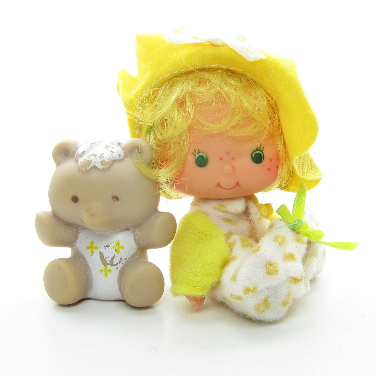 Butter Cookie Doll With Pet Jelly Bear Vintage Strawberry