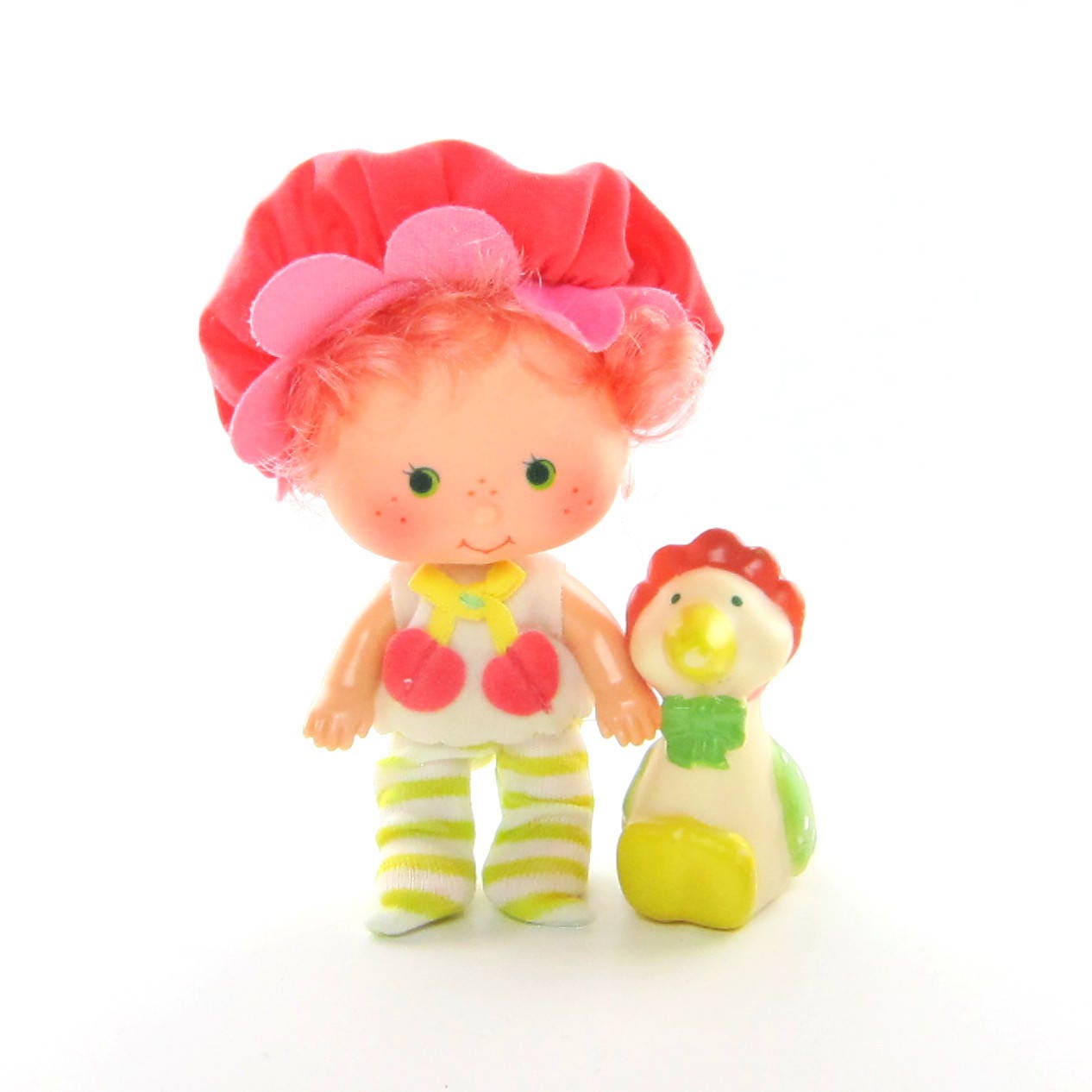 Cherry Cuddler Doll With Pet Gooseberry Vintage Strawberry