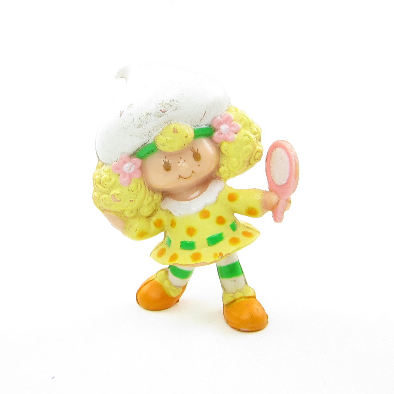 Lemon Meringue Holding Flowers Strawberry Shortcake PVC Figure Figurine 