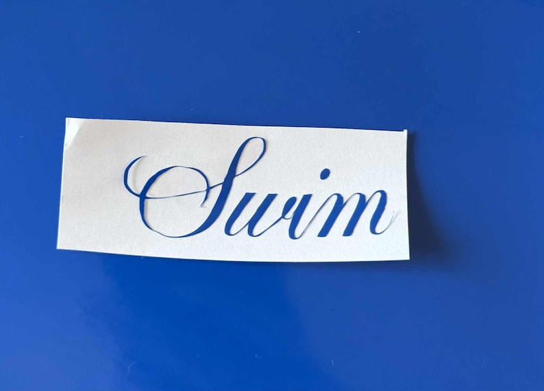 Swimming Cursive BTS Swim Lightstick Decal - Etsy
